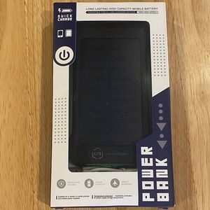 Black Quick Charge Power Bank